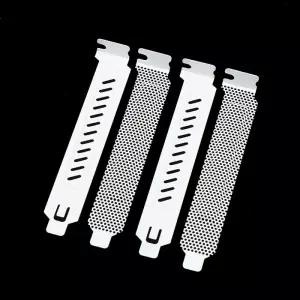 5개 데스크탑 컴퓨터 케이스 PCI 쿨링 먼지 필터 배플 슬롯 커버 보드 PC 환기 네트