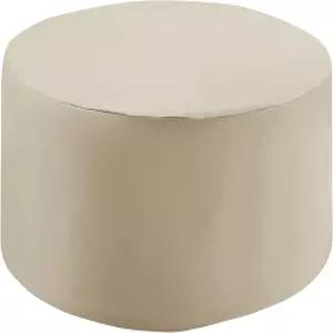 크로슬리 가구 파티오 커버 방수 원형 야외 커피 테이블 Tan 데크용