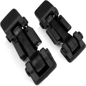 지프 랭글러 JK 2007-2018용 후드 래치 교체 세트 고무 캐치 2PCS