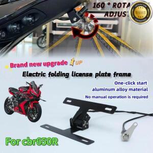 혼다 CBR 650R용 프리미엄 조절식 번호판 버튼 스위치 간편 조작 브래킷 프레임