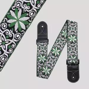 자카드 기타스트랩 C그린 악세사리 일렉스액세 소품 줄소품 스트랩 기타 멜방 기타끈