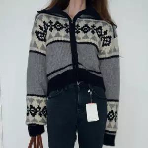 윈터 집업 가디건 울 루즈핏 여성 사무실 얇은 2color