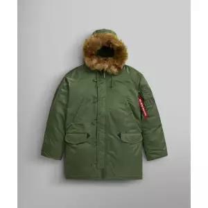 ALPHA INDUSTRIES N-3B 파카 세이지