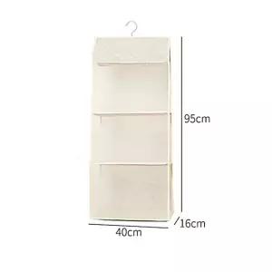 3단 접이식 행거 정리 부직포 옷장 핸드백 가방 PWB849D7