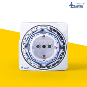 서준전기 기계식 타임스위치 아날로그 일반형 고용량 타이머콘센트 SJP-CP16H