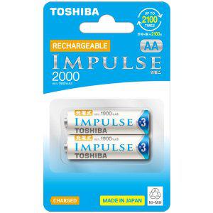 [도시바] 임펄스 충전지 AA2입 x 10개