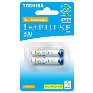 [도시바] 임펄스 충전지 AAA2입 x 10개