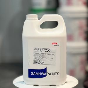 삼화페인트 수성바인다 200 3.5L 수성하도 프라이머  콘크리트벽