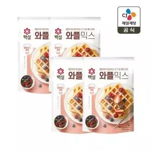 [CJ제일제당]백설 와플믹스 500g x4개
