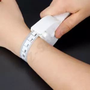 원터치 자동 허리둘레 복부줄자 사이즈 피팅 신체검사