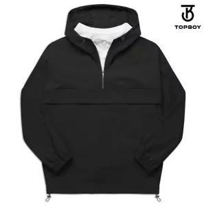빅사이즈 스트링 반집업 아노락 후드티 (SA026)