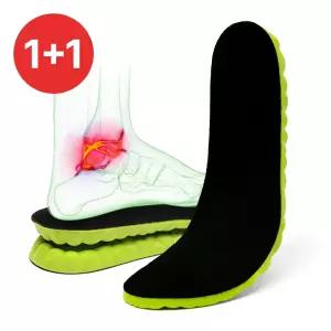 까발로 족저근막염 아치 평발 기능성 운동화 군화 발편한 메모리폼 깔창 인솔 CA007 2개세트