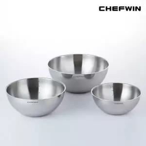 쉐프윈 304STS MOON 믹싱볼 3종