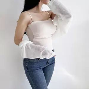 ONM 여성 데일리 편한 캡내장 셔링 크롭 나시티