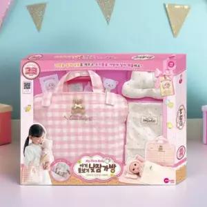 원앤원 아기돌보기 낮잠가방 코코 인형놀이 외출가방 낮잠패드 이불 구름베개 장난감 유아