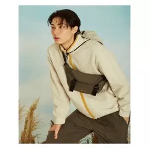 [빈폴멘][BEANPOLEKNAP] 울 블렌드 플리스 집업 - 아이보리 (BC4X41NA20)