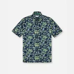 [롯데백화점]예작 트로피컬 시어서커 반소매 셔츠 옐로우 (YJEMUR610)