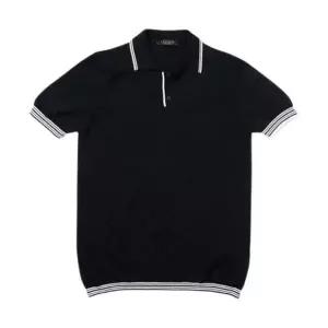 [빠니깔레] 이태리직수입 소프트코튼 2COLOR 숏슬림 배색카_라면니트티 F-ANIT06 (P002114431)