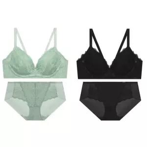 [백화점 정품] 게스 GUESS 25SS 사이드윙 노와이어브라 힙스터팬티 세트 KGCWBR213GCWBP213