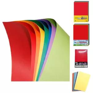 색상지전지(20매)문구 미술 제도용지류 색상지/색지/컬러/서한/간지/포장/공예/리포트/게시판/환경판만들기