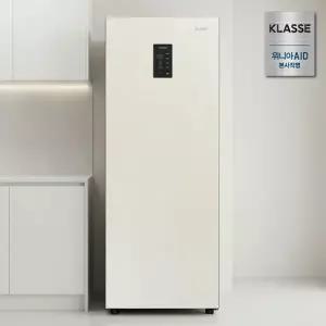 [클라쎄][25년 신제품] 컨버터블 미니 스탠드형 김치냉장고 1도어 KAE112TWMEV8 메탈화이트
