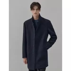 [갤럭시라이프스타일][25FW] [갤럭시 라이프스타일] 울 캐시미어 스탠칼라 코트 네이비 (GC5930M03R)