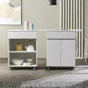 퍼니 이동바퀴 LPM코팅 오픈서랍 주방수납장 조리대A형1개 FN_001