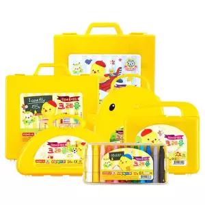 동아 노랑병아리 크레용 48 36 24 18 12색 손에 묻지않는 크레파스 2112193 J