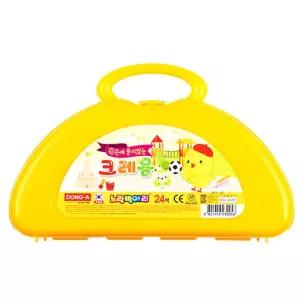 동아 노랑병아리 크레용 손에 묻지않는 크레파스 24색 2112483 J