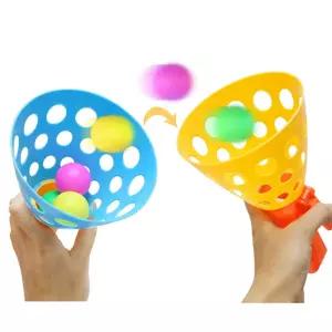 소형 슈팅 볼게임 캐치볼 세트/공놀이/캣치볼/장난감/케치볼/공받기/게임/공던지기/공찍찍이/놀이용/볼놀이