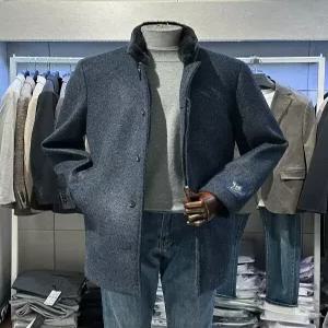 [트루젠][트루젠] 트루젠 그레이블루 이태리 수입 프리미엄 구스다운  본딩 코트 FI8813005044 (P003736381