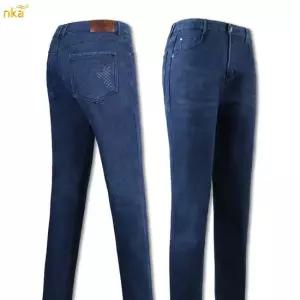 엔케이아울렛 D-쟌피엘기모체크청바지 겨울 기모청바지 기모바지 기모스판