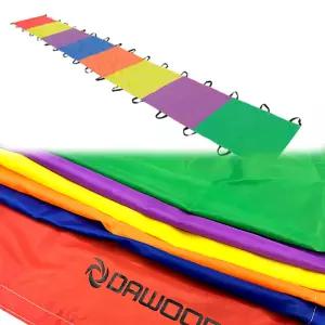 다우리 파도타기 낙하산 8m 손잡이 34개 다목적 파라슈트 협동 놀이 Dno