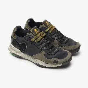 [사토리산](센텀시티점)차크로나 프리미엄 남성 스니커즈 블랙 카키 120091A293