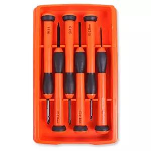 초정밀 정밀 십자 일자 드라이버 6종 세트 (JD-601)/휴대용/DIY/분해/수리/멀티/미니/소형/시계/안경