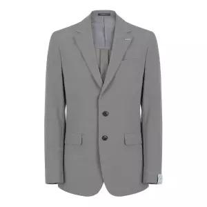 [바쏘옴므] 울 블렌디드 슬림핏 투톤 캐주얼 자켓(WSY1JQ35A)