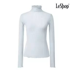 [르샵] 플레인 시스루 레이스 폴라 블라우스 (BQ1BL007A)