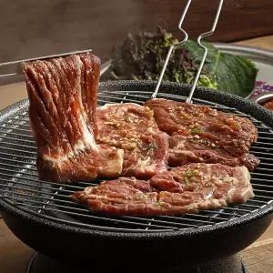 [신세계라이브쇼핑]I[무보까] 한돈 목살 양념구이 300g x 4팩, 국내산 돼지갈비