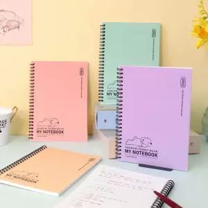 테디베어 A5 모눈 스프링 노트/캘리그라피책/방안지/필기/서예/교본/필사/공책/학습/교정/네모칸/수필