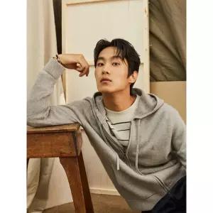 매장정품 빈폴 BEANPOLE MEN 후드 집업 가디건 카디건 - 그레이 203949