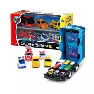 (정품) 타요 미니카 캐리어 + 친구들 6종 세트