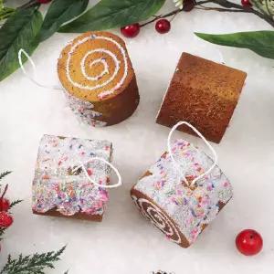 오너먼트 신상품 4p세트(롤케이크) 트리 추천 쿠키마을