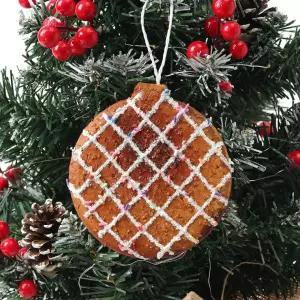 신상품 추천 오너먼트 3p세트(원형브레드) 트리 쿠키마을