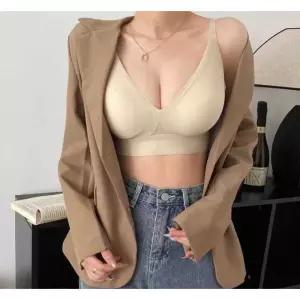 소프트 왕뽕 노와이어 브라 볼륨업 브라렛 심리스 브래지어