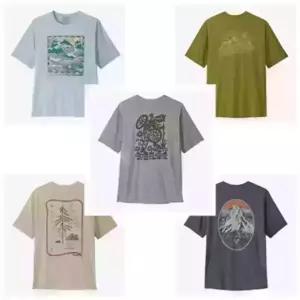 파타고니아  멘즈 캐필린 쿨 데일리 그래픽 셔츠 - 랜즈 45385Q5