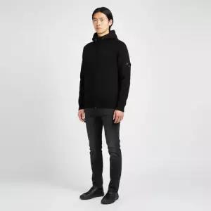 남성 렌즈 와펜 램스울 니트 집업 자켓 블랙) 19CMKN057A 110149A 999