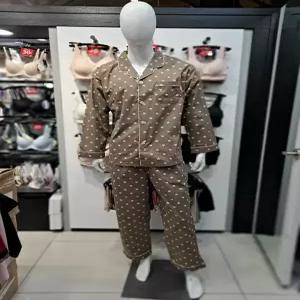 [보디가드][보디가드] 보디가드 예스 하트나염 러블리 브라운 남성파자마세트YSMNZ852 (P003765780)