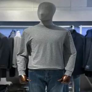 [트루젠][트루젠] (트루젠) 울혼방 그레이 하프터틀넥 남자 니트 스웨터 FI8818011034 (P003741758)