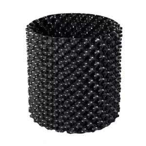 요술 화분 블랙 직경30 x 높이30cm 3개 대형 플라스틱 블루베리 묘목 공기순환 분갈이 뿌리 슬릿