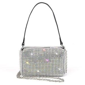 블링블링 크리스탈 여성용 이브닝 클러치백 스파클링 크로스바디백 웨딩 프롬 파티 클럽 지갑 핸드백